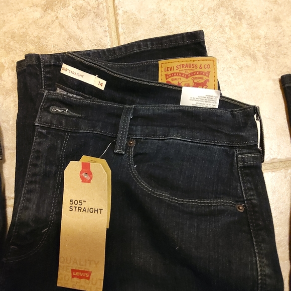 NWT Levi's 505 StraightJeans 14L FirmPrice*Last 1 - Picture 4 of 7
